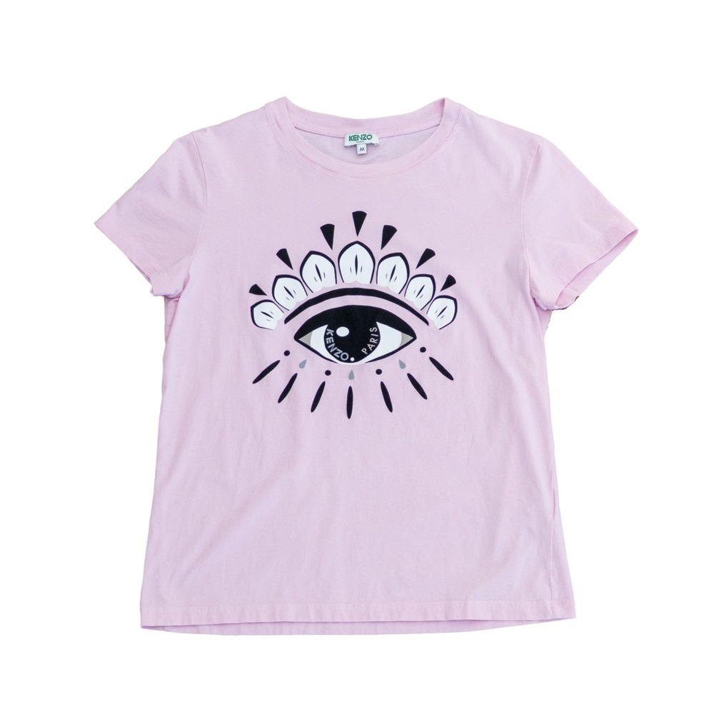 KENZO‎ Paris Pink Eye Women's Graphic T-Shirt - Size M